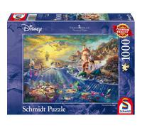 Coiled Spring Thomas Kinkade: Disney - The Little Mermaid (1000Pc) - Brand New And Sealed