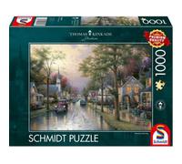 Coiled Spring Thomas Kinkade: Hometown Morning (1000Pc) - Brand New And Sealed