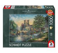Coiled Spring Thomas Kinkade: Willow Wood Chapel (1000Pc) - Brand New And Sealed