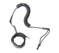 Coiled Surfboard Leash Lightweight Paddle Leash Shortboard Kayak Black, 300cm