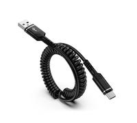 Coiled USB C Cable for Car, Retractable Samsung Phone Charger Cable Fast Charge, Type C Charging Lead for Samsung Galaxy S25 Ultra S24 FE S23 S22 S21 S20 A55 5G A54 A53 A35 A16 A15 A14, iPhone 16 15