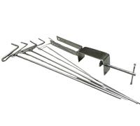 Coiling Gizmo 5 Spindles with Coil Spiral Bead Maker Tool with Bench Clamp, Stainless Steel, 14-Inch