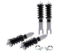 Coilover Kits Compatible With Honda Civic EK EJ 1996-2000 24 Ways Adjustable Damper Shock Absorber Gray