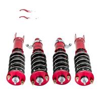 Coilovers Adjustable Height Compatible With Honda Civic CRX DelSol | Fits Honda Integra; Includes Shock Absorbers And Struts For Suspension Lowering
