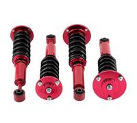 Coilovers Shock Absorbers for Expedition 2003-2006 Adjustable Damper Shock Absorber Air To Coil For Spring Strut Suspension Conversion Kit (Red)
