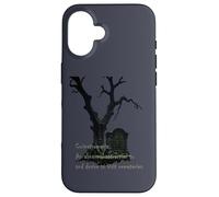 Coimetromania. An Abnormal Desire To Visit Cemeteries Case for iPhone 16