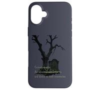 Coimetromania. An Abnormal Desire To Visit Cemeteries Case for iPhone 16 Plus