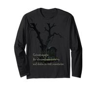 Coimetromania. an Abnormal Desire to Visit Cemeteries Long Sleeve T-Shirt