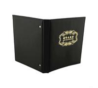 Coin Album Empty Case, PU Leather Coin Folder for Commemorative Coin Storage, Three Hole Punch Currency Collection Binder, Numismatic Supply Case for Jewellery(1pc)