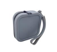 Coin Bag, Silicone 70G | Silicone Coin Bag with Zipper Closure, Earphone Holder with Lightweight Aesthetic Card - Púrse Change - Women Pocketa with Zipper | Organized, Gray, Please refer to the