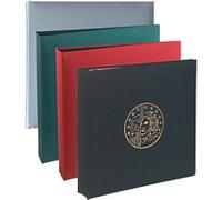 Coin Binder 24.5x25cm Burgundy 5 pages x 43 compartments