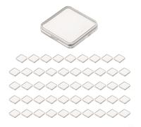 Coin Capsules 50pcs Adjustable Gaskets 17-30mm Square Corners