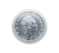 Coin capsules internal Ø 39 mm, internal height 6 mm (10 pieces) [Lindner S2255039P], for 2 Oz United Kingdom Queen's Beast (silver)