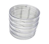 Coin Case - 5 Pieces Clear Portable Holder for Organized Savings, Transparent Design with Compact Easy Carry Feature, Coin Storage Box for Business Adults Women Elderly Kids Men Desk