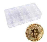 Coin Case - 60 Pieces Round Coin Holder and 8 Sizes Protect Gasket | Easy Using Dustproof Collection Supplies for Women, Men, Collectors