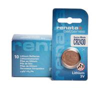 Coin Cell Lithium Battery CR2430 3V 24x3mm Silver Button Cell Pack of 1 - Single