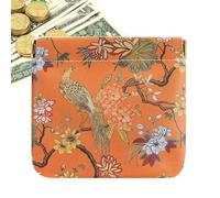 Coin Coin Purse - Wallet With Scratch-resistant Inner Lining - Squeeze Coin Wallet with Watercolor Painting Design | For Keys, Lipsticks, Cards Storage, Mothers, Vri, c, verwijzen naar de beschrijving