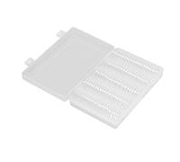 Coin Collecting Case, Coin Storage Box 100pcs Dust Proof 30mm Inner Diameter with Foam Seals for Collection