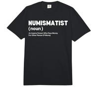 Coin Collecting Design Funny Numismatist Coin Collector Comfort Colors Adult Heavyweight T-Shirt