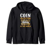 Coin Collecting History In The World Numismatist Zip Hoodie
