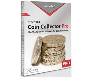 Coin Collecting Software: Stecotec Coin Collector Pro - Inventory Program for Your Coins - Numismatic Collection Management - Digital Organiser