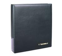 Coin Collection Album - 50p £1 £2 Crown Storage Binder - Collecting Holder - Protect and Store 221 Coins - Original SCHULZ Coin Album in Green