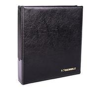 Coin Collection Album For 200 Coins - 50p £1 £2 Collecting Holder - Storage Binder Protect and Store Coins - SCHULZ Coin Album Black