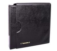 Coin Collection Album With Sleeve Cover - 50p £1 £2 Collecting Holder - Storage Binder Protect and Store For 221 Coins - SCHULZ Coin Album Black