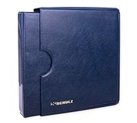 Coin Collection Album With Sleeve Cover - 50p £1 £2 Collecting Holder - Storage Binder Protect and Store For 221 Coins - SCHULZ Coin Album Blue