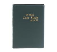 Coin Collection Book - 120 Pockets Storage Organiser - Storage for Coin Collection - for History Lessons School Project Museum Exhibition Cultural Preservation Birthday Christmas Retirement