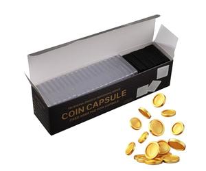 Coin Collection Case - Clear Protective Box Set, 20 Pieces with Soft Inner Pad | Durable Transparent Storage Holder for, Medals, Collectibles, Display and Organization Use
