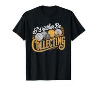 Coin Collector Introvert Stays Home Examines Coins T-Shirt