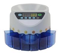 Coin Counter Digital Automatic Counting with Preset and Total Money Display, Self-Check Feature for Shops, Banks, and Restaurants