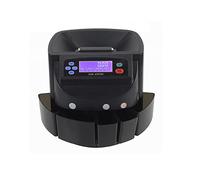 Coin Counter, Sorter, and Wrapper 9005 Customized Mix Value Coin Money Counting Machine Multi-National Type Coin Counter(Nero)
