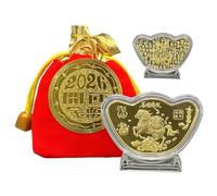 Coin for Collectors | 2026 Chinese Year of the Horse Commemorative Coin - Luck Keepsake Blessing Souvenir for Challenge Adult Kids Women Men Collector Decoration Party Favor Home Spring Festival Colle
