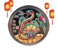 Coin For The Year Of The Snake | Lunar Year Challenge Coin - Snake Year Small Coin, Delicate Souvenir Collectible Coin, 2025 Lucky Decorative Coin For Navi