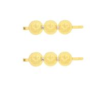 Coin Hair Clip Gold Plated For Arabic Women Metal Hairwear Ottoman Ethnic Hair Accessories Bridesmaid