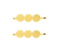 Coin Hair Clip Gold Plated For Arabic Women Metal Hairwear Ottoman Ethnic Hair Accessories Bridesmaid