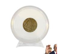 Coin Holder - Acrylic Clear Coin Holder Collectibles Home Office Desktop Cabinet Bookshelf Dollar Protection Case Collections. Made from strong materials to protect your from oxidation and rust
