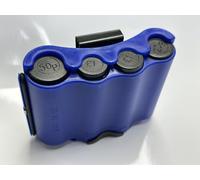 Coin Holder, Cash Organizer, Dispenser, Belt Clip, Blue, 12cm x 9cm x 4.5cm, 6 Compartments for £1, £2, 50p, 20p, 10p Coins