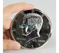 Coin&Money Magic 3 Inches Silver Jumbo Half Dollar