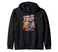 Coin-OP Chaos Pop Culture Retro Video Game Zip Hoodie