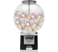 Coin Operated Capsule Vending Machine, Mini Gum Candy Dispenser, Light Round Toy Ball Prize Machine for Retail Stores - Fun Toys and Treats for Kids