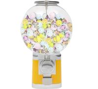 Coin Operated Capsule Vending Machine, Mini Gum Candy Dispenser, Light Round Toy Ball Prize Machine for Retail Stores - Fun Toys and Treats for Kids