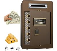 Coin-Operated Safe Cabinet Safes Money Safe Security Small Safe With Electronic Digital Keypad For Cash Jewelry Document 42X38X70Cm-1