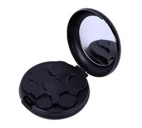 Coin Organizer, Portable Mini Coin Dispenser Case with Mirror, Hard Case Small Money Sorter Holder for Collectors, Space Saving Pocket Storage Organizer(Black)