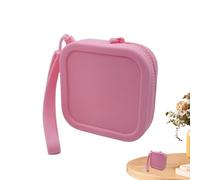 Coin Organizer - Silicone Change Purse, Mini Wallet Bag | Cute Small Square Storage Bag with Zipper for Lipstick Credit Card and Earphones with Handy Compact Design for Everyday Use