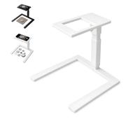 Coin Photography Stand, Adjustable Top Down Phone Holder for Overhead Shooting and Recording, Hands-Free Desktop Stand for Coin Collectors, Cooking Videos and Drawing (White,L)