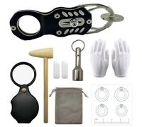 Coin Ping Testing Parts kit,Gold & Silver Pocket Pinger Coin Tester,Portable Authentication Kit for Ping Resonance Sound Testing and Size Analysis, Pro-Grade Specs Accessories for Authenticity