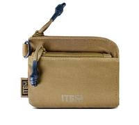 Coin Purse, Cash Change Wallet 500D Cordura, Molle Change Purse ID Card Holder with Zipper for Men and Women, Coyote Brown